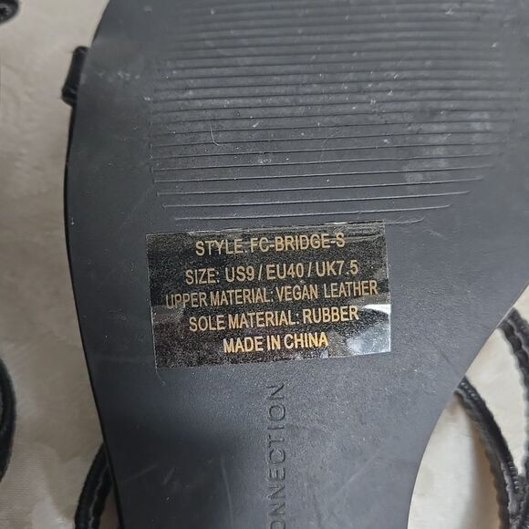 French Connection Black Sculptural Heels - Picture 7 of 7